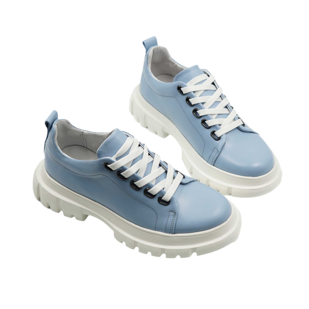 Pantofi dama sport, 133, din piele naturala albastri | Paul Style