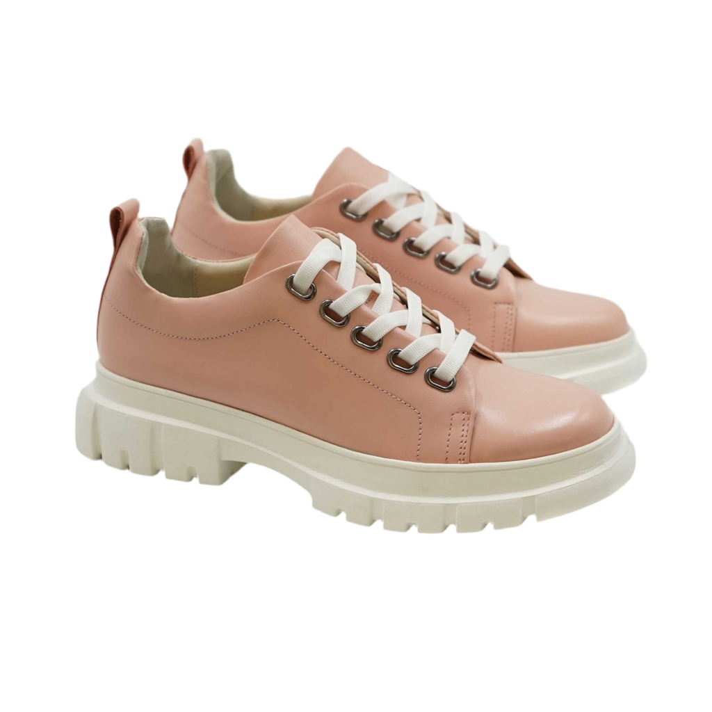 Pantofi dama sport, 133, din piele naturala roz | Paul Style