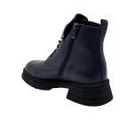 Ghete Dama din Piele Naturala, Culoare albastru, Cod 730 | Paul Style