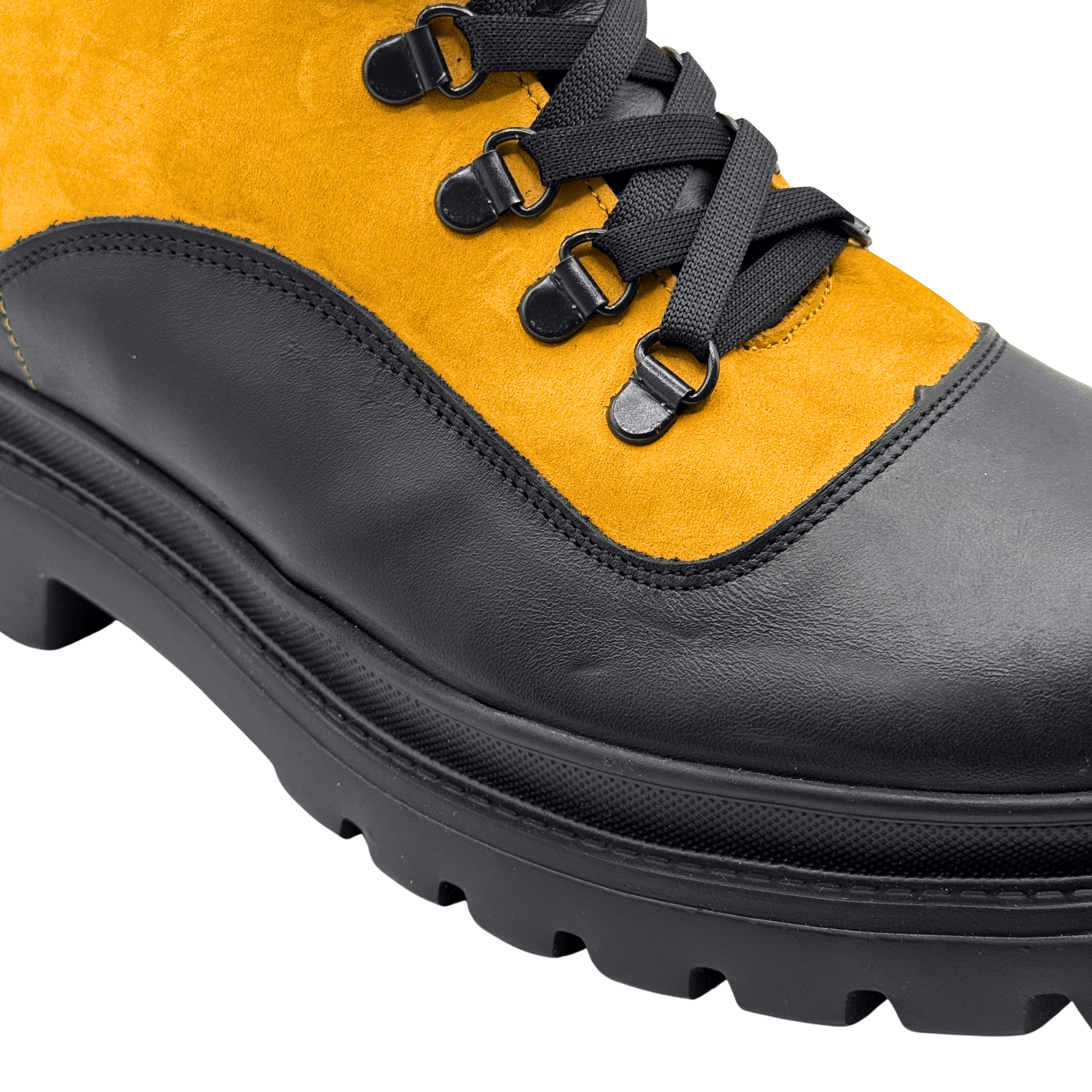 Ghete Barbati din Piele Naturala, Culoare Negru, Cod 890 | Paul Style