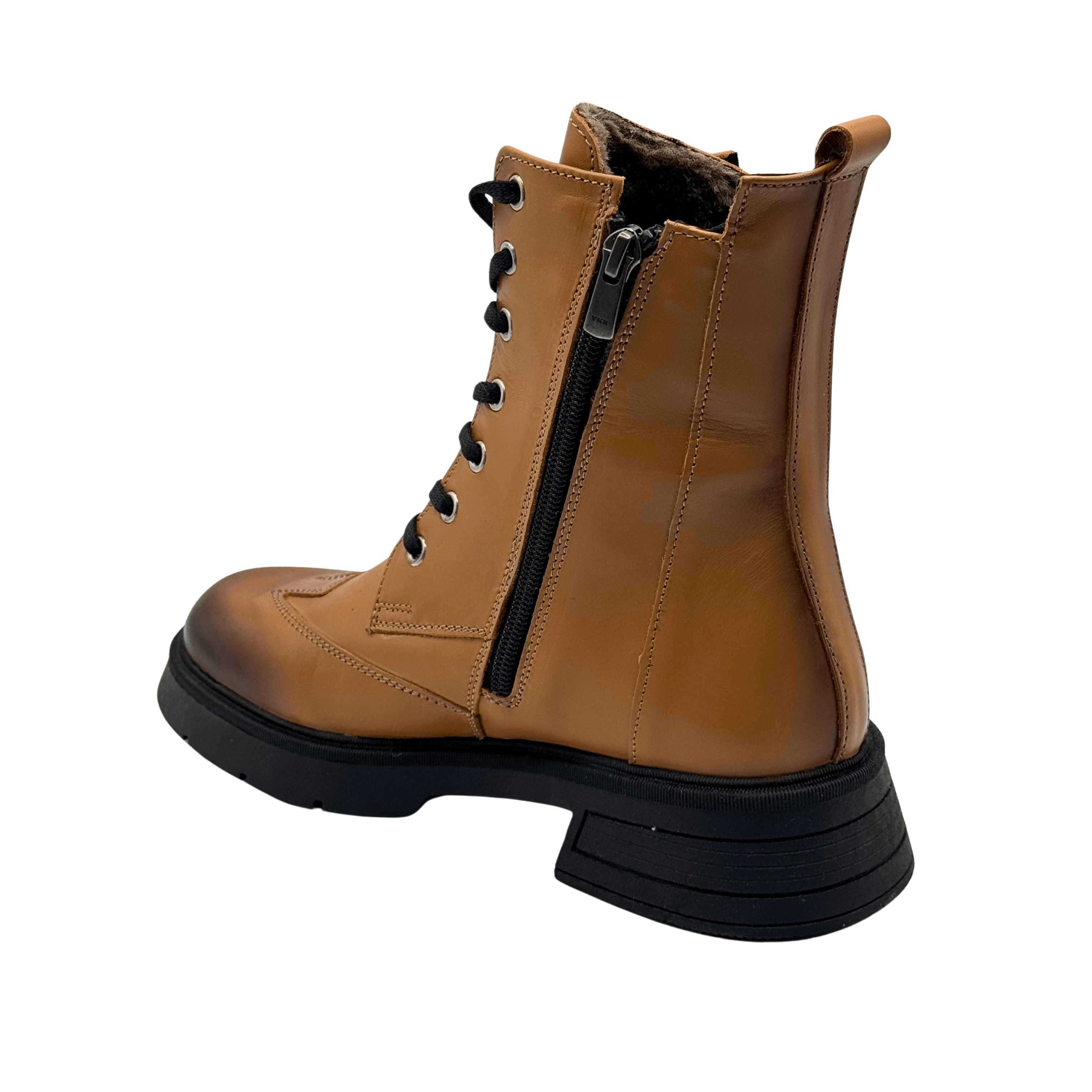 Ghete Dama din Piele Naturala, Culoare maro, Cod 702 | Paul Style