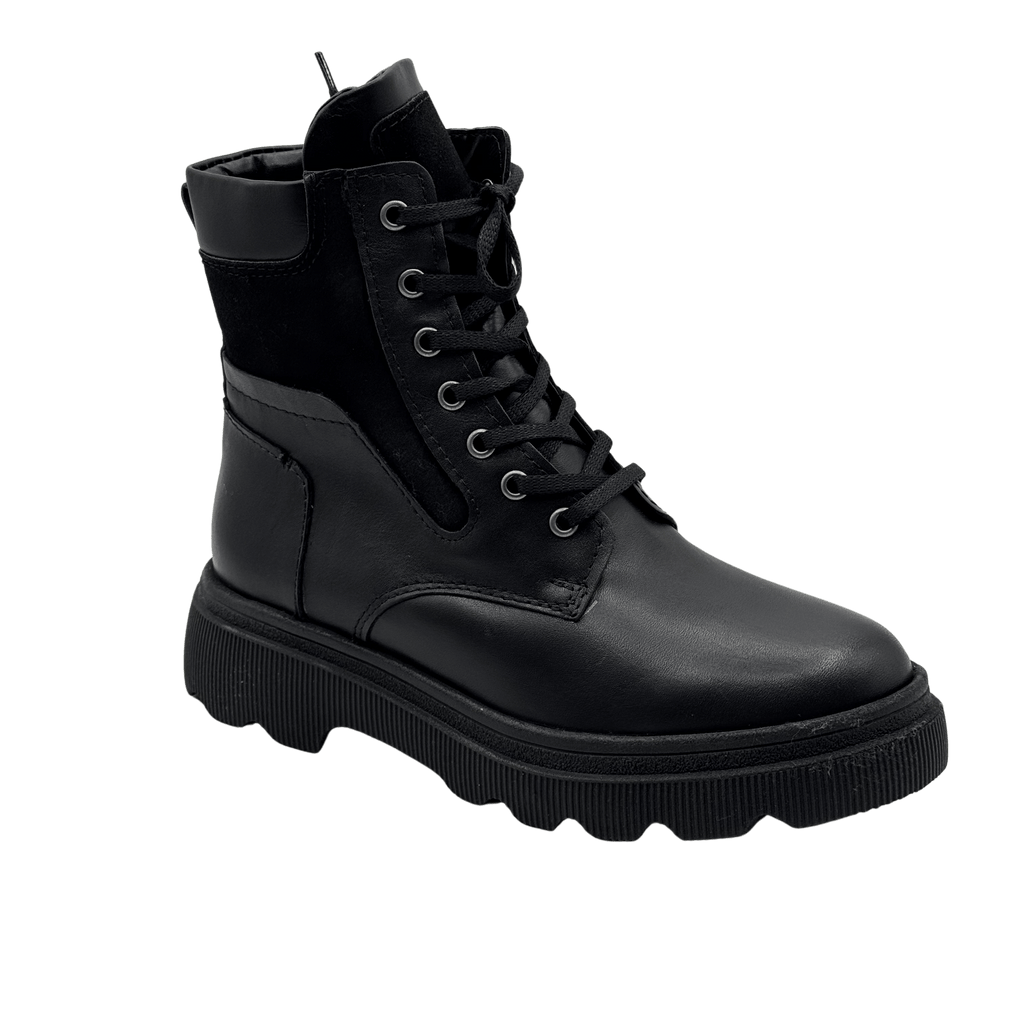 Ghete Dama din Piele Naturala, Culoare negru, Cod 764 | Paul Style