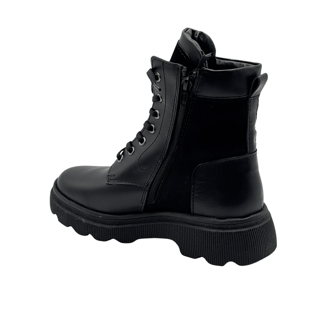 Ghete Dama din Piele Naturala, Culoare negru, Cod 764 | Paul Style