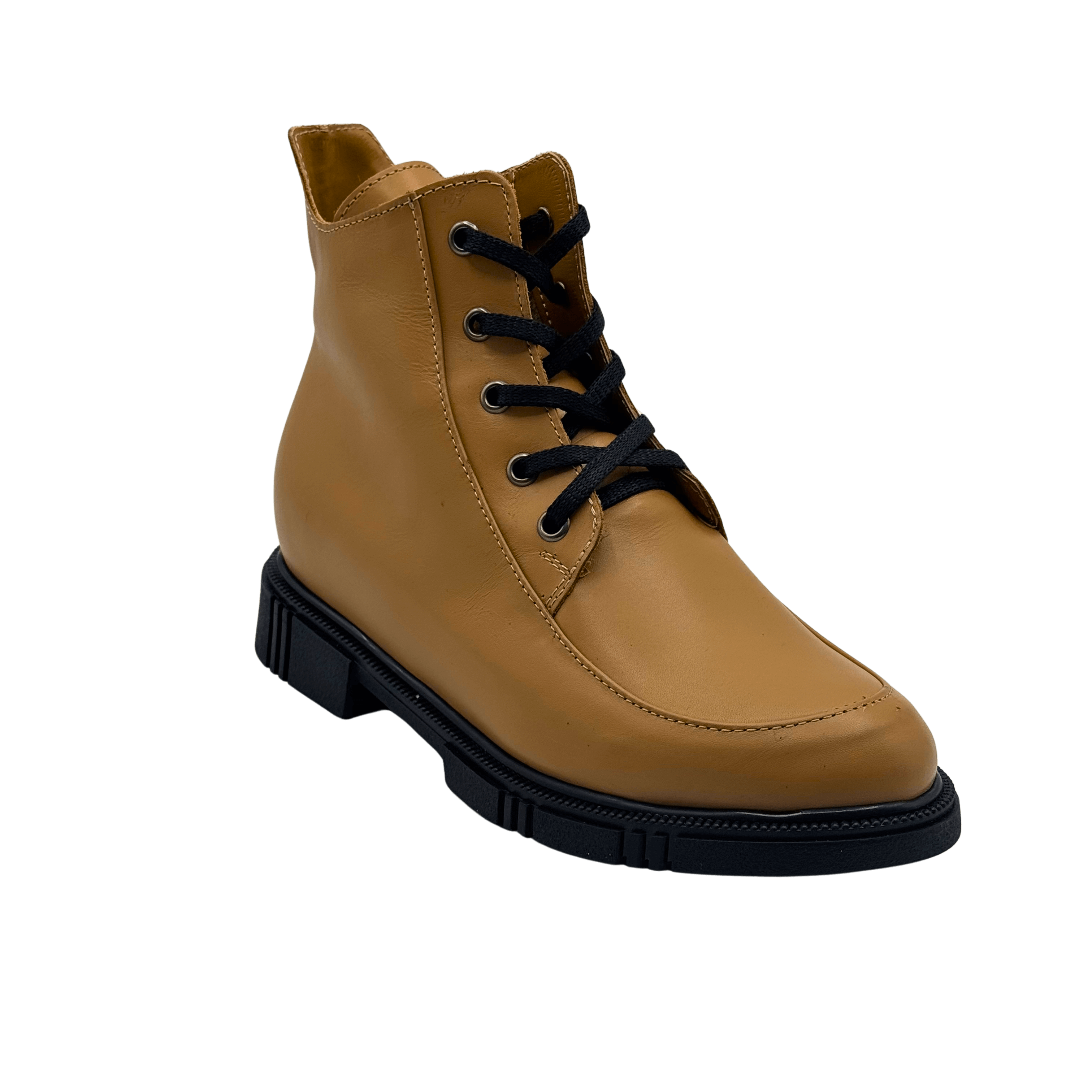 Ghete Dama din Piele Naturala, Culoare maro, Cod 740 | Paul Style