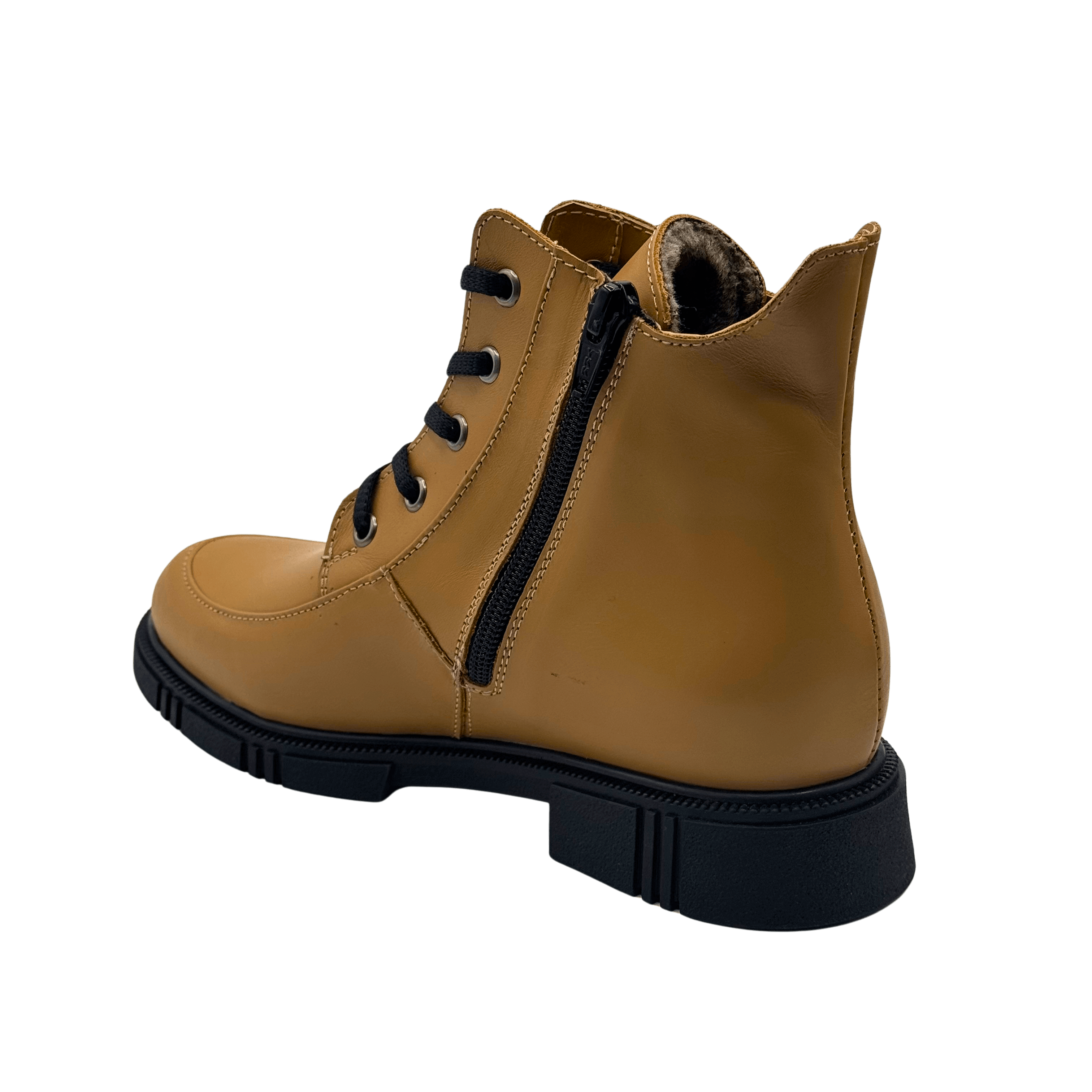 Ghete Dama din Piele Naturala, Culoare maro, Cod 740 | Paul Style