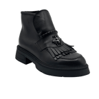 Ghete Dama din Piele Naturala, Culoare negru, Cod 743 | Paul Style