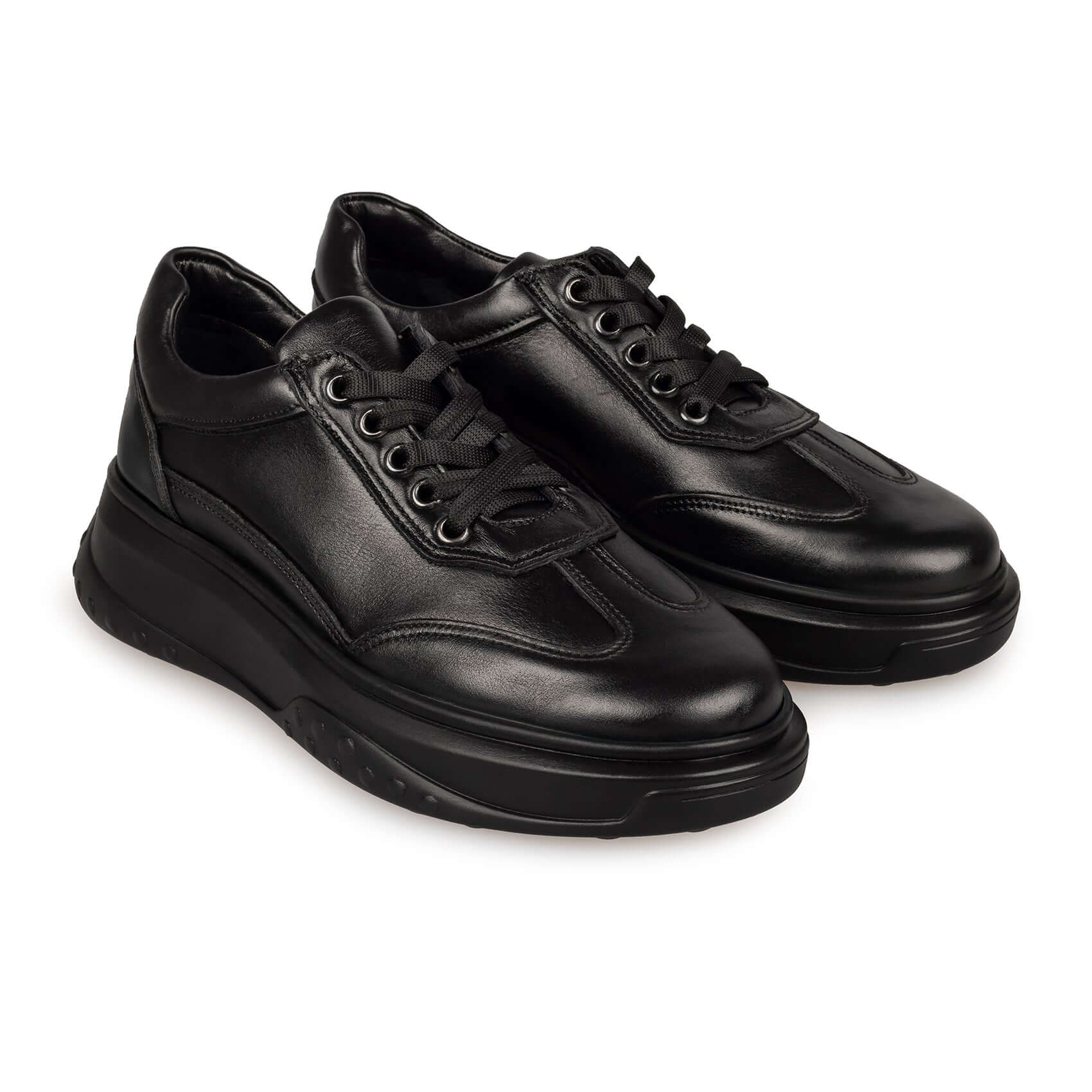 Pantofi dama sport, 157, din piele naturala negri | Paul Style