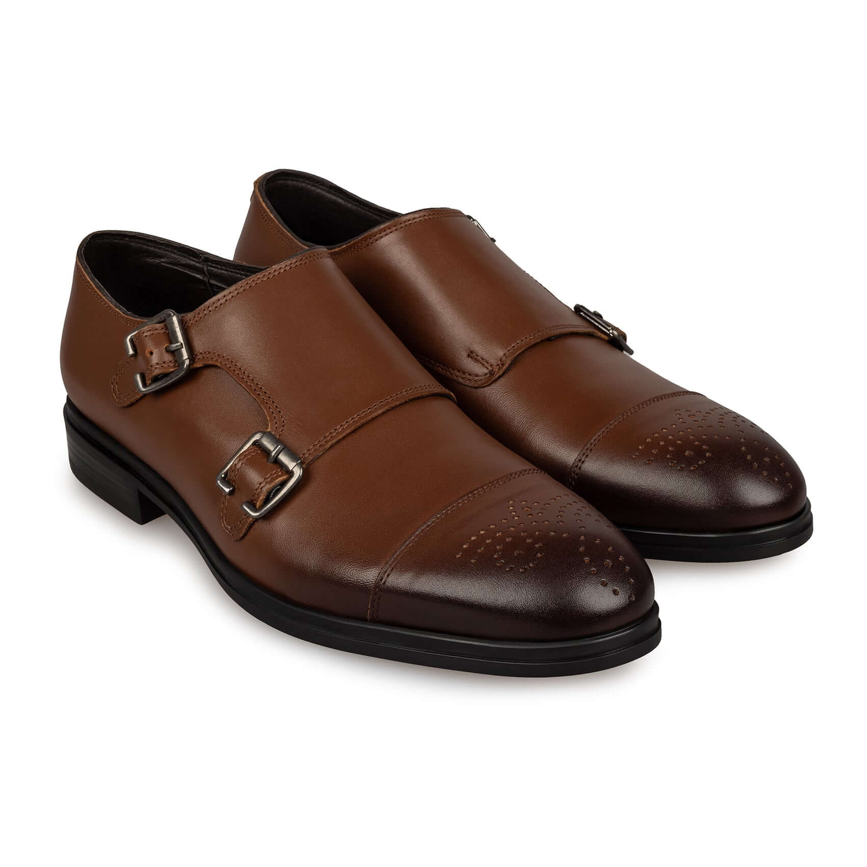 Pantofi eleganți bărbați din piele naturală 352 maro | Paul Style