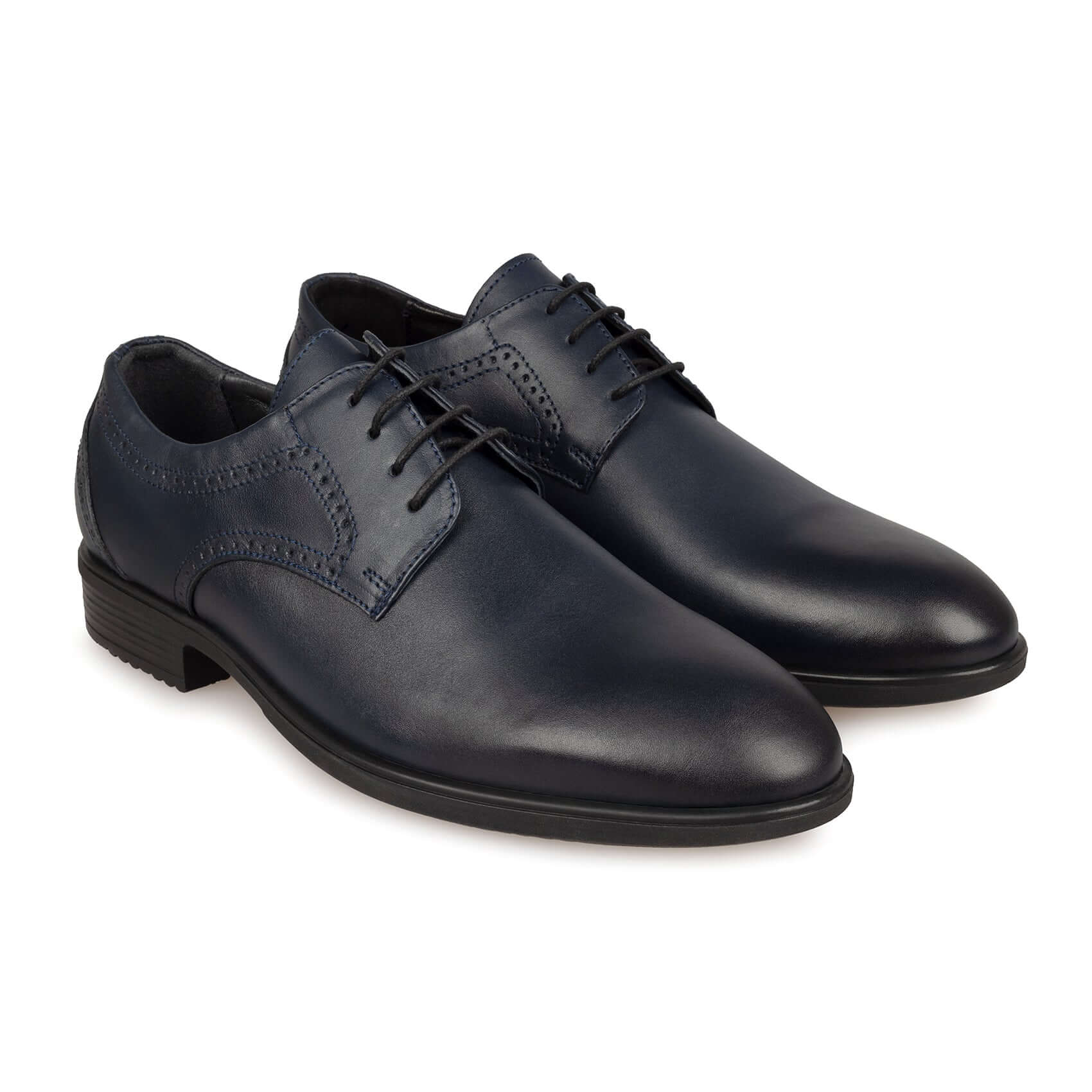 Pantofi eleganți bărbați din piele naturală 364 bleumarin | Paul Style