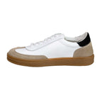 Pantofi sport alb-bej, cod 128, din piele naturala | Paul Style