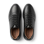 Adidasi barbati din piele naturală, A - 230, negru - Paul Style