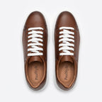 Adidasi barbati din piele naturală, A - 500, maro - Paul Style