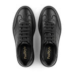 Adidasi barbati din piele naturală, A - 503, negru - Paul Style