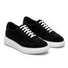 Adidasi barbati din piele naturală, A-503, negru-velur