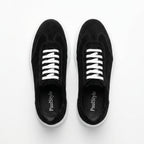 Adidasi barbati din piele naturală, A - 503, negru - velur - Paul Style