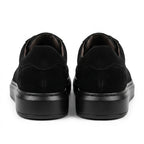 Adidasi barbati din piele naturală, A - 503, negru - velur tng - Paul Style