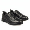Adidasi barbati din piele naturală, M-097, negru