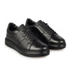 Adidasi barbati din piele naturală, M-102, negru