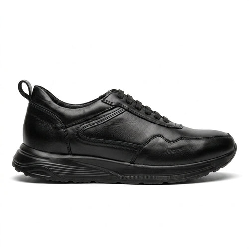 Adidasi barbati din piele naturală, M - 103, negru TNG - Paul Style
