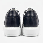 Adidasi barbati din piele naturală, M-105, blue - Paul Style