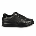 Adidasi barbati din piele naturală, M - 105, negru - Paul Style