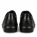 Adidasi barbati din piele naturală, M - 105, negru - Paul Style