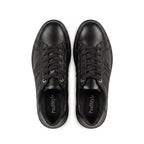 Adidasi barbati din piele naturală, M - 105, negru - Paul Style