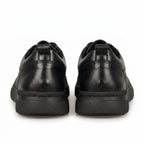 Adidasi barbati din piele naturală, M - 106, negru - PR - Paul Style