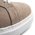 Adidasi barbati din piele naturală, M-112, bej-velur tMax - Paul Style