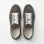 Adidasi barbati din piele naturală, M-112, gri-velur ta - Paul Style
