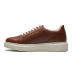 Adidasi barbati din piele naturală, M - 112, maro - t.a.m - Paul Style