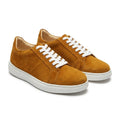 Adidasi barbati din piele naturală, M-112, mustar-caramelizat T - Paul Style