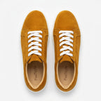 Adidasi barbati din piele naturală, M-112, mustar-caramelizat T - Paul Style