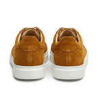 Adidasi barbati din piele naturală, M-112, mustar-caramelizat T - Paul Style