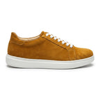 Adidasi barbati din piele naturală, M-112, mustar-caramelizat T - Paul Style