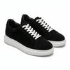 Adidasi barbati din piele naturală, M-112, negru-velur ta