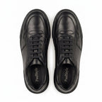 Adidasi barbati din piele naturală, M - 870, negru - Paul Style