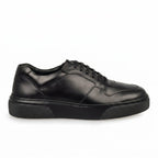 Adidasi barbati din piele naturală, M - 870, negru - Paul Style