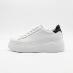 Adidasi dama alb, piele naturala, Asti - 207 - Paul Style