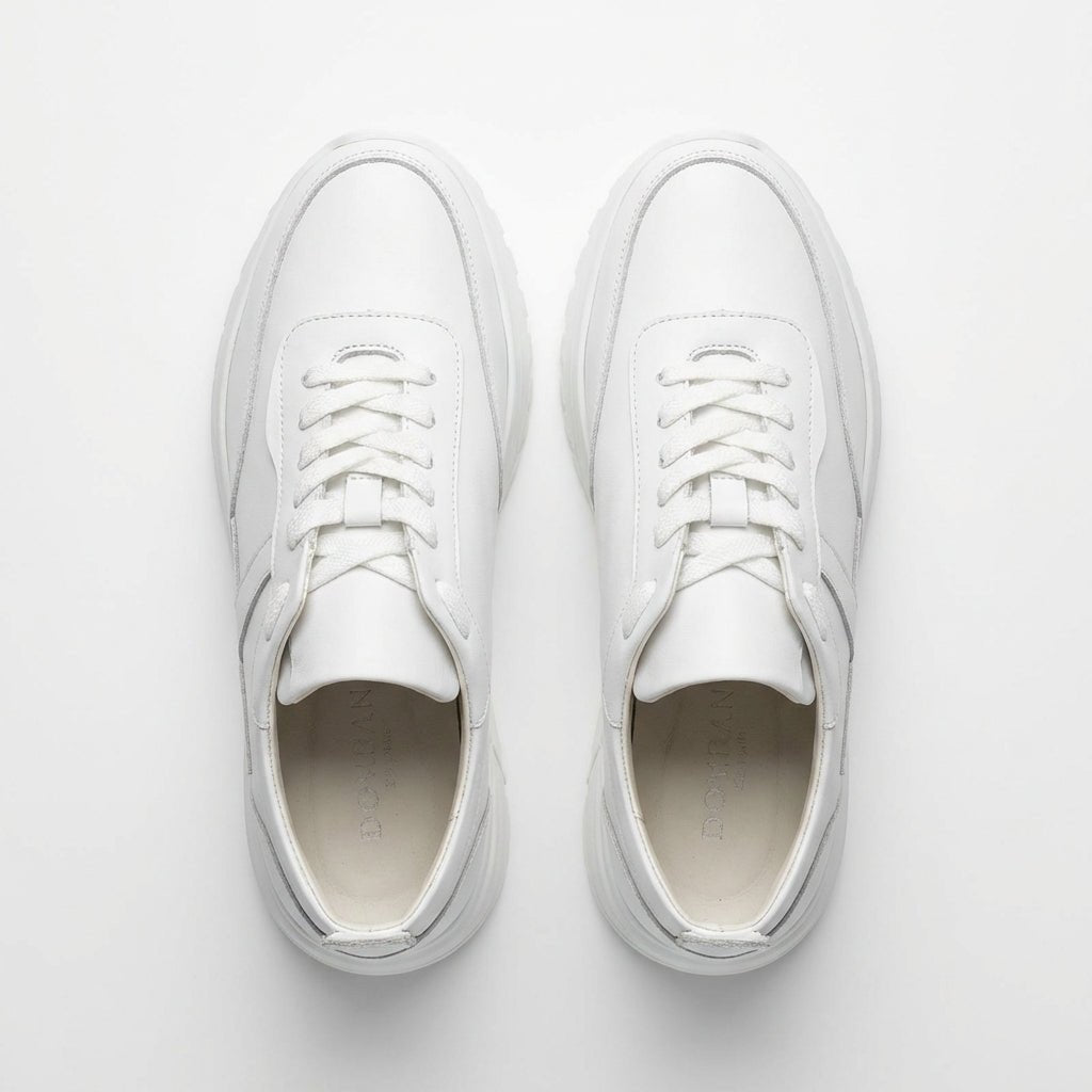 Adidasi dama alb, piele naturla, Bela - 204 - Paul Style