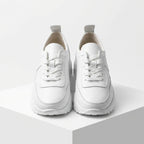 Adidasi dama alb, piele naturla, Bela - 204 - Paul Style