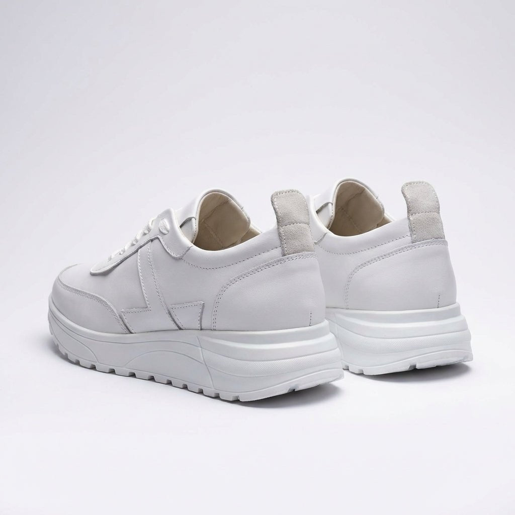 Adidasi dama alb, piele naturla, Bela - 204 - Paul Style