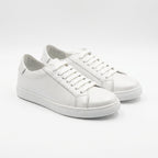 Adidasi dama albi,Vero105, din piele naturala - Paul Style