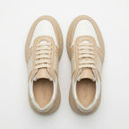 Adidasi dama Bej, Asti - 222, din piele naturala - Paul Style