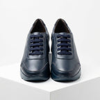 Adidasi dama bleumarin, piele naturala, Villa - Prn - Paul Style