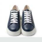 Adidasi dama bleumarin, piele naturla, Asti - 207 - Paul Style