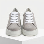 Adidasi dama gri - velur, piele naturla, Asti - 207 - Paul Style