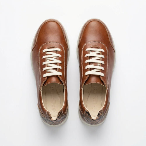 Adidasi dama maro - snake, piele naturla, Villa - Prn - Paul Style