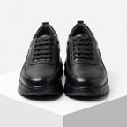 Adidasi dama negri ,A - 292, din piele naturala - Paul Style