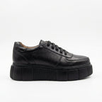 Adidasi dama negri, A - 295, din piele naturala - Paul Style